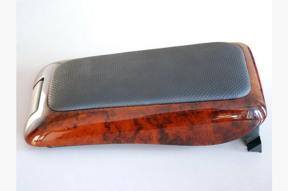 Кришка боксу підлокітника (дерево ↗ шкіра) Image