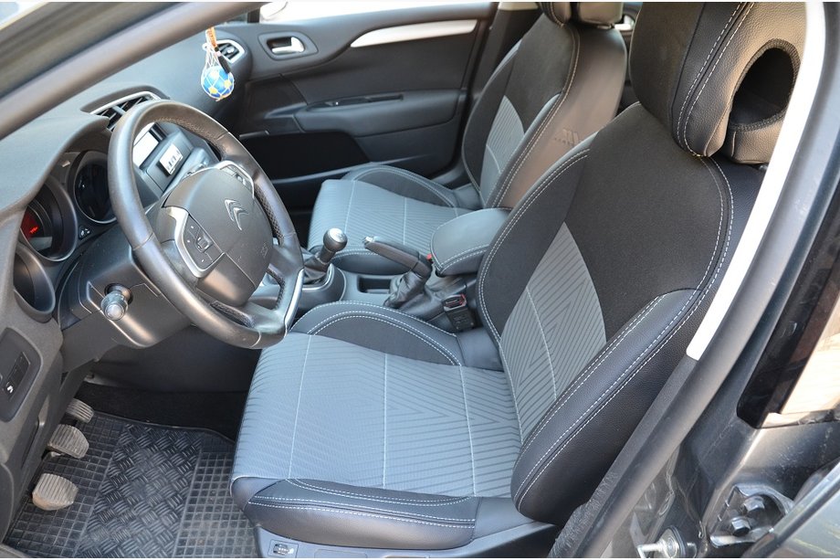 Citroen C-4 2010-2018 рр. Авточохли SoyuzAuto Premium Image