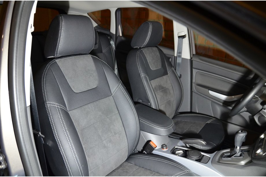 Ford Kuga 2008-2013 рр. Авточохли SoyuzAuto Leather Style Фото 1