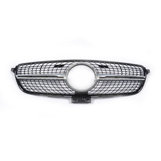 Тюнінг решітка радіатора (Diamond Silver) Mercedes GLE coupe C292 2015-2019 рр. фото 2