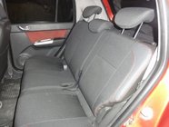 Hyundai Getz 2002- рр. Авточохли (кожзам+тканина) фото 3
