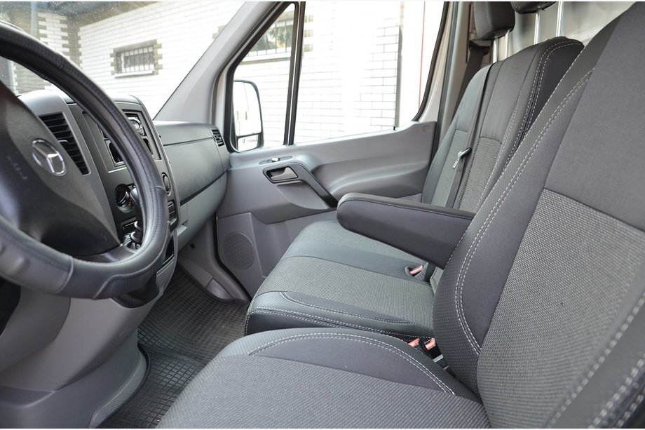 Volkswagen Crafter 2006-2016 рр. Авточохли (кожзам↗тканина, Premium) Фото 5