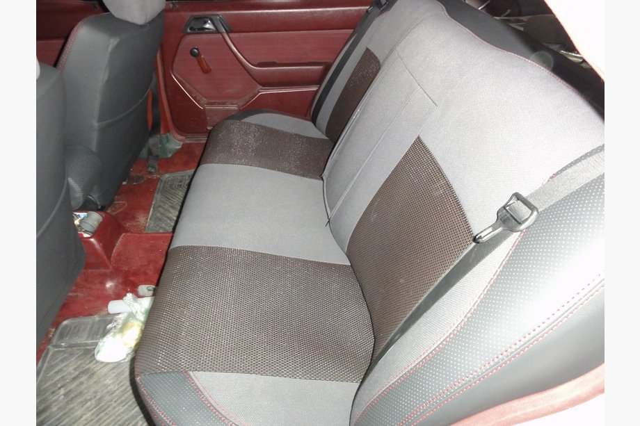 Mercedes E-class W124 1984-1997 рр. Авточохли (кожзам↗тканина, Premium) Фото 4