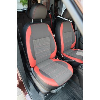 Авточохли Premium (комбіновані, повний салон) Fiat Doblo II 2010-2022 рр. фото 2