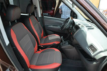 Fiat Doblo II 2010-2022 рр. Авточохли Premium (комбіновані, повний салон) фото 1
