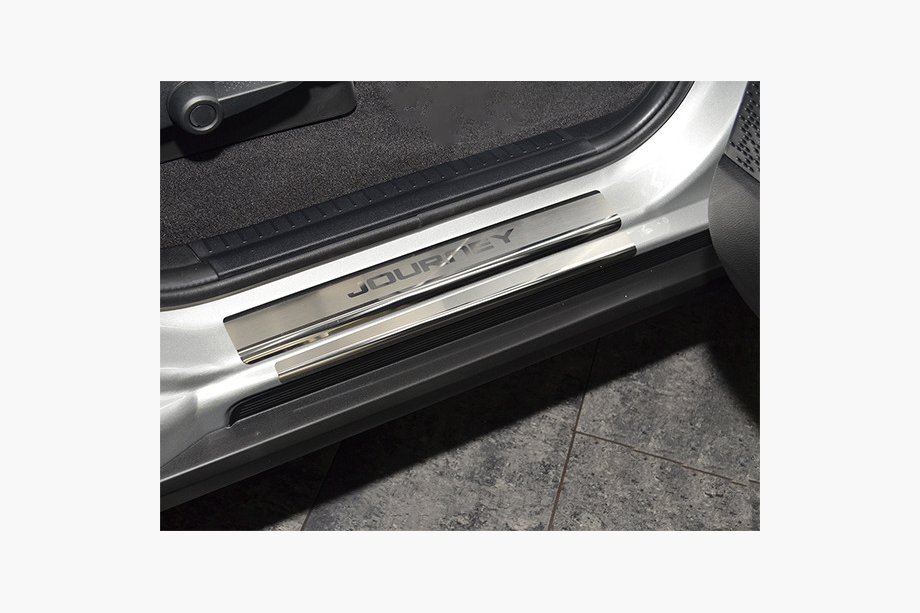 Накладки на пороги Натанико Преміум (8 шт, нерж) Image