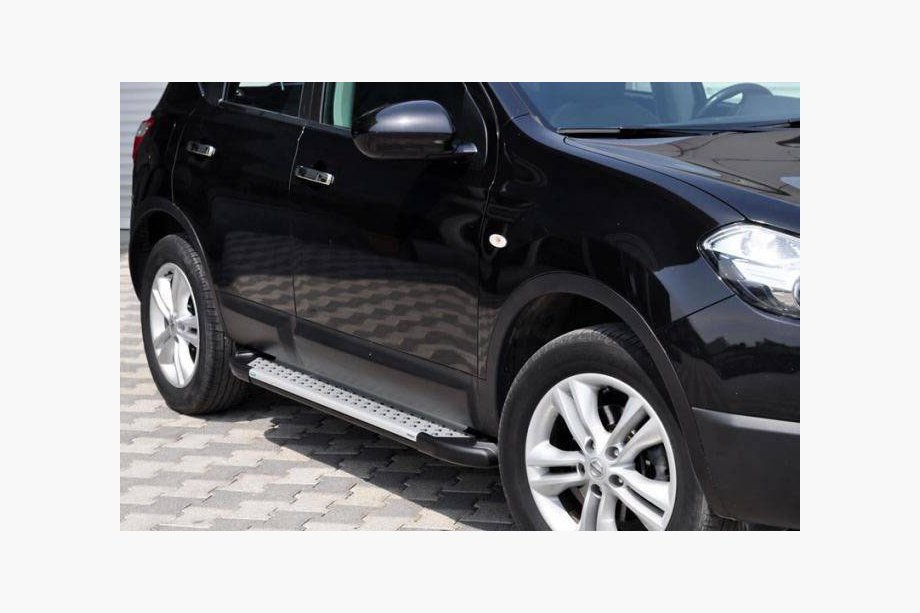 Chery Tiggo 1 2005-2016 рр. Бокові пороги X5-тип (2 шт., алюмін. профілю.) Image