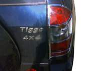 Chery Tiggo 1 2005-2016 рр. Накладки на стопи (АБС, хром) фото 1