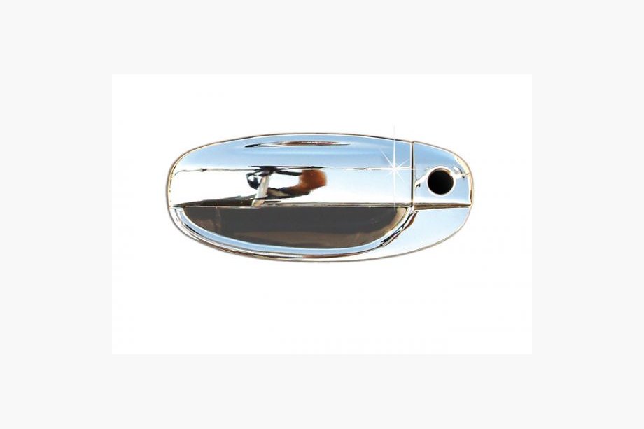 Chevrolet Aveo T200 2002-2008 рр. Накладки на ручки (4 шт) Полірована нержавіюча сталь Image