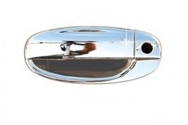 Chevrolet Aveo T200 2002-2008 рр. Накладки на ручки (4 шт) Полірована нержавіюча сталь фото 1