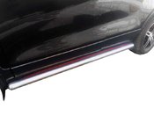 Opel Mokka 2012-2021 рр. Бічні труби BB001 (2 шт., нерж) фото 1