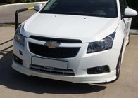 Chevrolet Cruze 2009-2015 рр. Накладка на передній бампер SD (Meliset, під фарбування) фото 1
