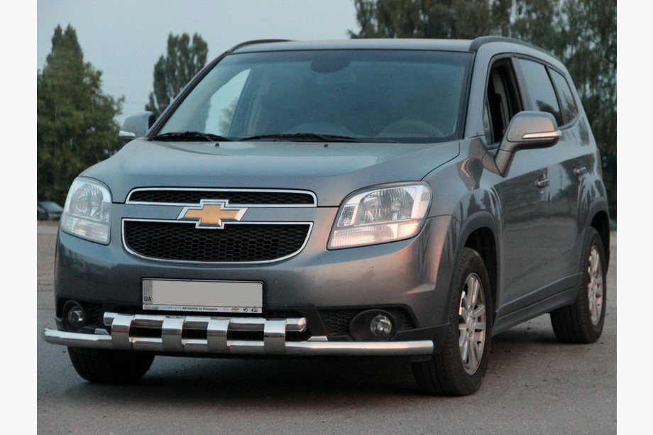 Chevrolet Orlando 2010-2018 рр. Передній захист ST015 (нерж) Фото 1