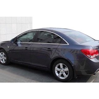 Повна окантовка вікон (для версії Sedan, нерж.) Chevrolet Cruze 2009-2015 рр. фото 1