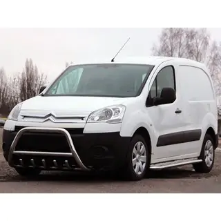 Кенгурятник WT003 (нерж.) Citroen Berlingo 2008-2018 рр. фото 1