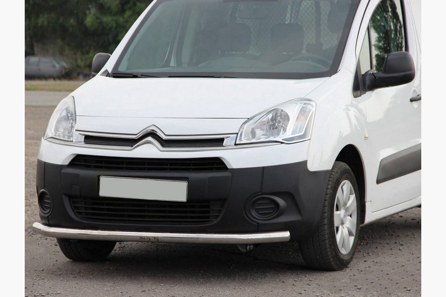 Citroen Berlingo 2008-2018 рр. Передній захист ST008 (нерж.) Image