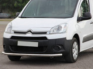 Citroen Berlingo 2008-2018 рр. Передній захист ST008 (нерж.) фото 1