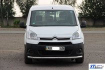 Citroen Berlingo 2008-2018 рр. Передній захист ST008 (нерж.) фото 4