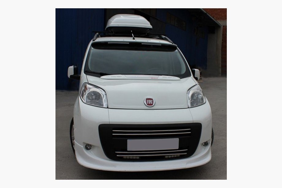 Fiat Fiorino/Qubo 2008-2024 рр. Козирок на капот (під фарбування) Фото 2