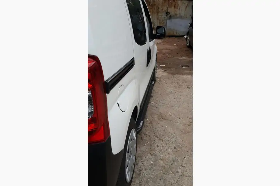 Peugeot Bipper 2008-2017 рр. Бокові пороги Мосту Блек (2 шт, алюмін. профілю.) Фото 3