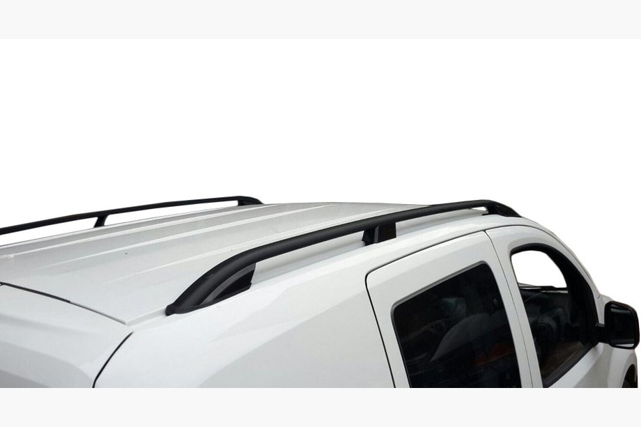 Opel Combo 2012-2018 рр. Рейлінги Skyport (чорні) Максі база Фото 4