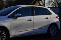 Citroen C-4 2010-2018 рр. Накладки на ручки (4 шт., нерж.) фото 5