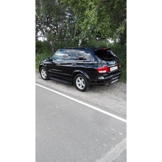 Накладки на ручки (4 шт) SsangYong Action 2005-2018 рр. фото 3
