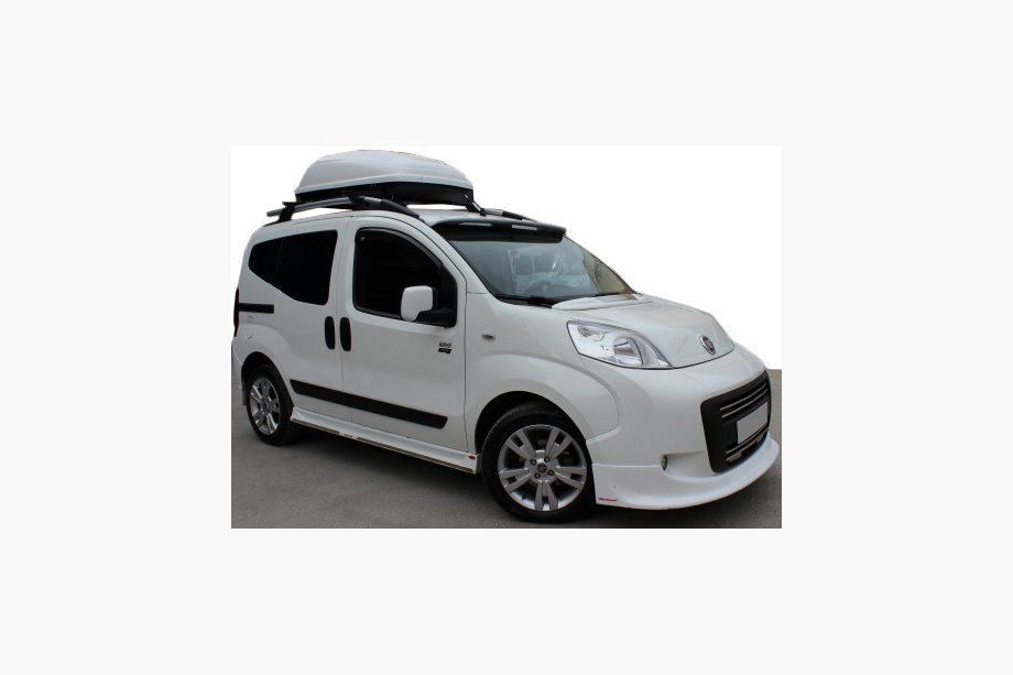 Peugeot Bipper 2008-2017 рр. Накладка на передній бампер V2 (під фарбування) Фото 1