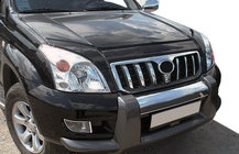 Toyota Land Cruiser Prado 120 2002-2009 рр. Дефлектор капота Fly фото 1