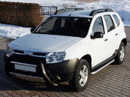 Dacia Duster 2008-2018 рр. Бокові пороги BlackLine (2 шт, алюміній) фото 1