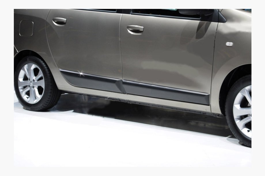 Dacia Lodgy 2012-2022 рр. Молдинг дверний (4 шт, нерж.) Image