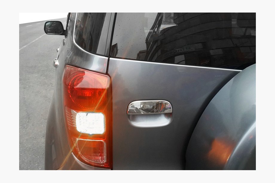 Daihatsu Terios 2006-2017 рр. Накладка на ручку відкривання багажника (нерж.) Image