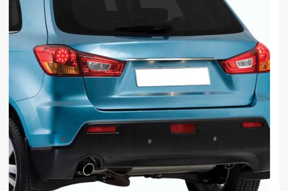 Mitsubishi ASX 2010-2023 рр. Хром планка над номером (нерж) Image
