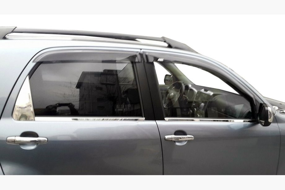 Daihatsu Terios 2006-2017 рр. Зовнішня окантовка стекол (4 шт, нерж.) Image