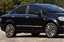 Fiat Linea 2006-2018 рр. Молдинг дверний (4 шт., нерж.) фото 2