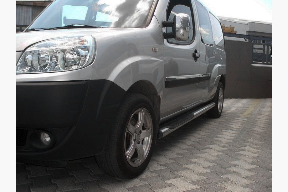 Fiat Doblo I 2001-2005 рр. Бічні труби (2 шт., нерж.) Image