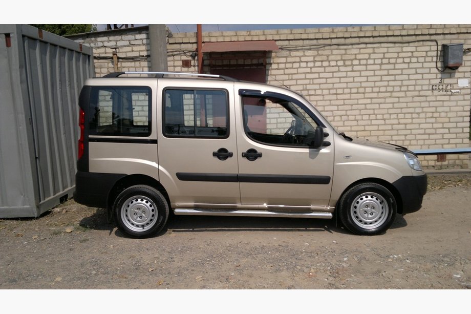 Fiat Doblo I 2005-2010 рр. Рейлінги Хром Фото 11