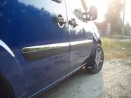 Fiat Doblo I 2005-2010 рр. Молдинг дверний Вузька модель (4 шт, нерж) фото 2