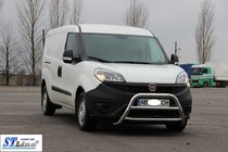 Fiat Doblo II 2010-2022 рр. Кенгурятник WT022 (нерж.) фото 3
