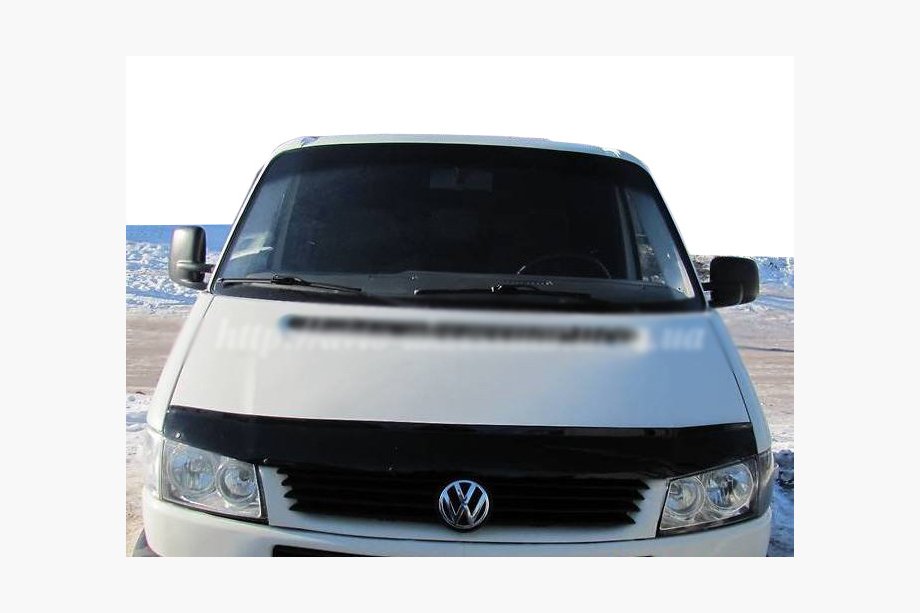 Volkswagen T4 Caravelle/Multivan 1990-2003 рр. Дефлектор капота FLY (косі фари) Image