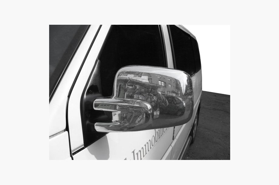 Volkswagen T4 Transporter 1990-2003 рр. Накладки на дзеркала (Carmos, 2 шт, пласт) Image