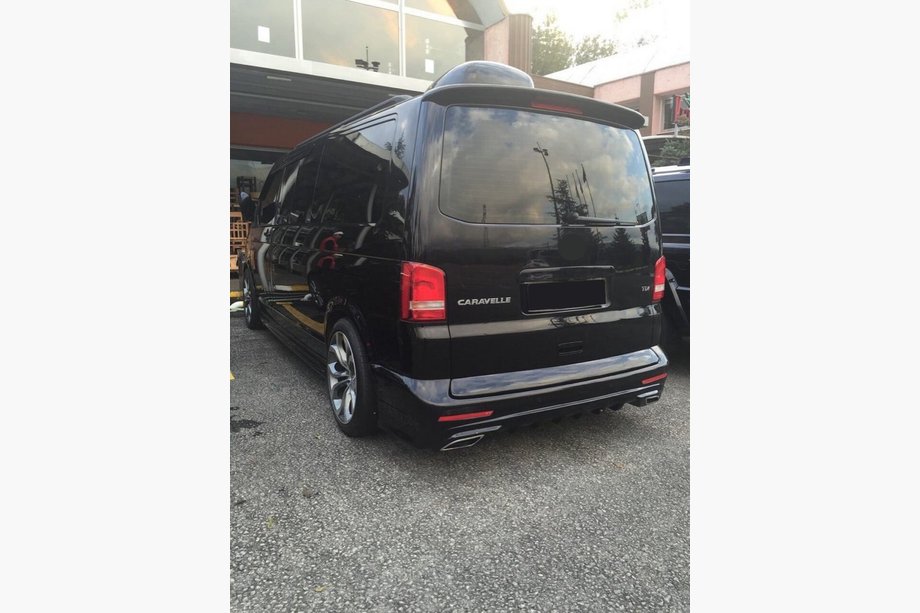 Volkswagen T5 Transporter 2003-2010 рр. Задня нижня накладка Sport 2 (під фарбування) Фото 4