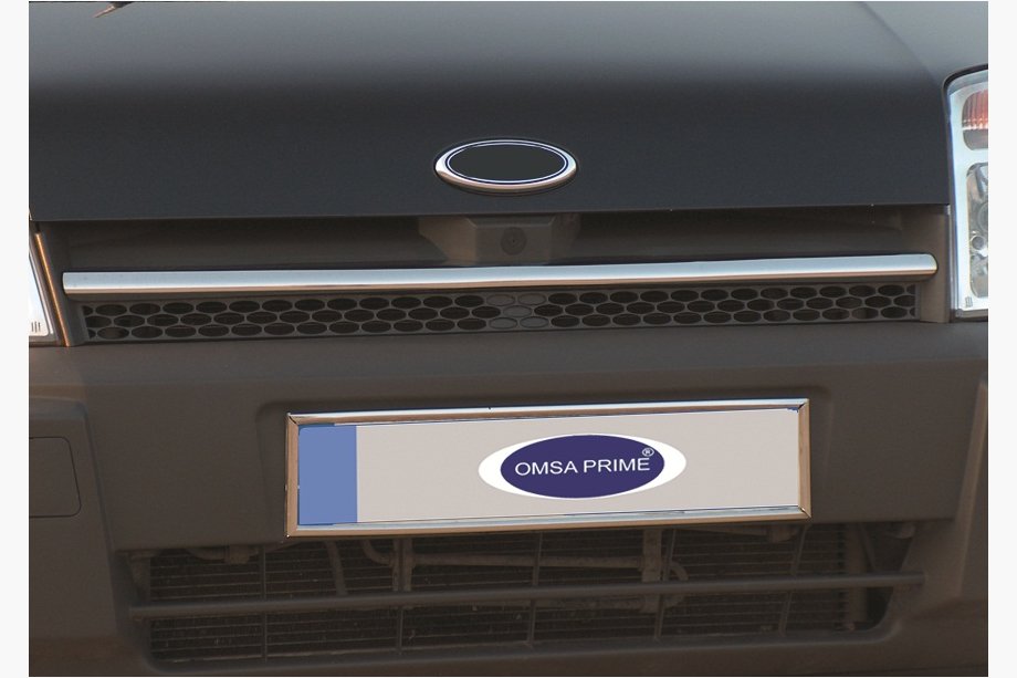 Ford Connect 2002-2006 рр. УЦЕНКА !!! Накладки на решітку радіатора (1 шт, нерж.) Фото 1