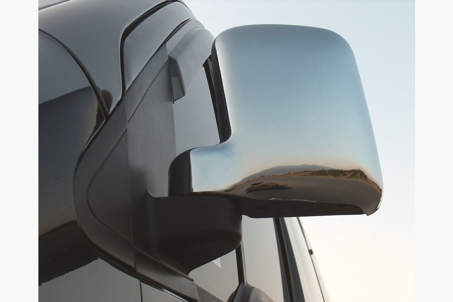 Ford Connect 2002-2006 рр. Накладки на дзеркала Хром (2 шт., пласт.) Image