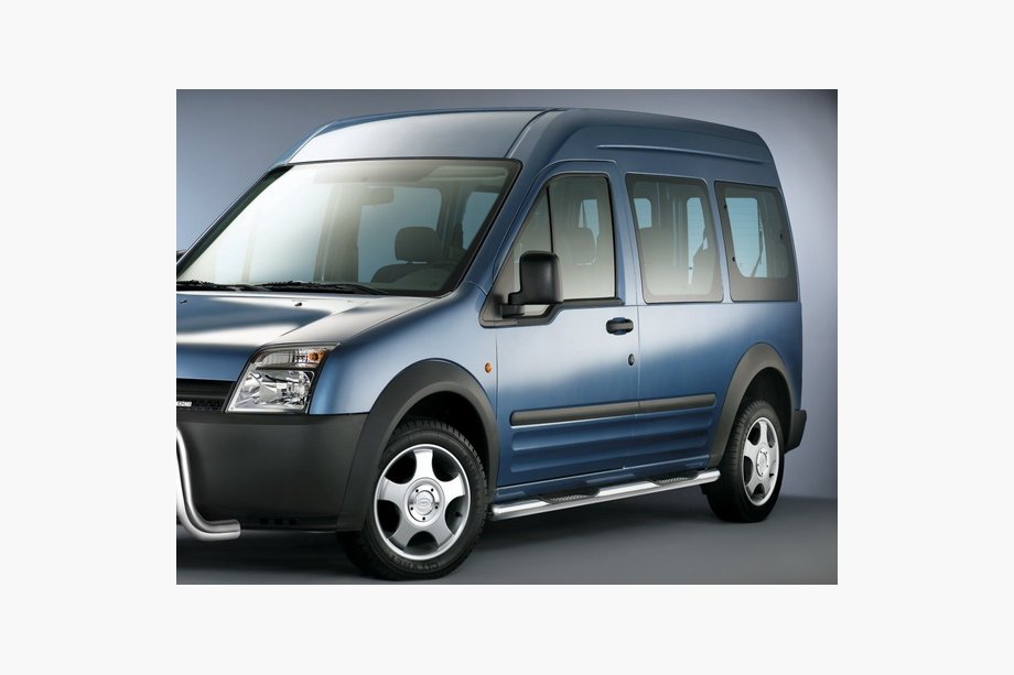 Ford Connect 2002-2006 рр. Бічні труби BB002 (2 шт., нерж.) Image