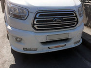 Ford Transit 2014- рр. Накладка на передній бампер ERA (2014-2019, під фарбування) фото 1