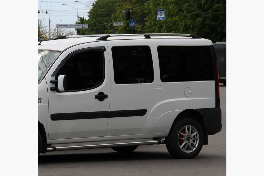 Fiat Doblo I 2005-2010 рр. Рейлінги Хром Фото 9