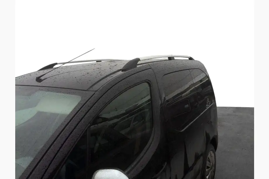 Peugeot Partner Tepee 2008-2018 рр. Рейлінги ХРОМ Пластикові ніжки