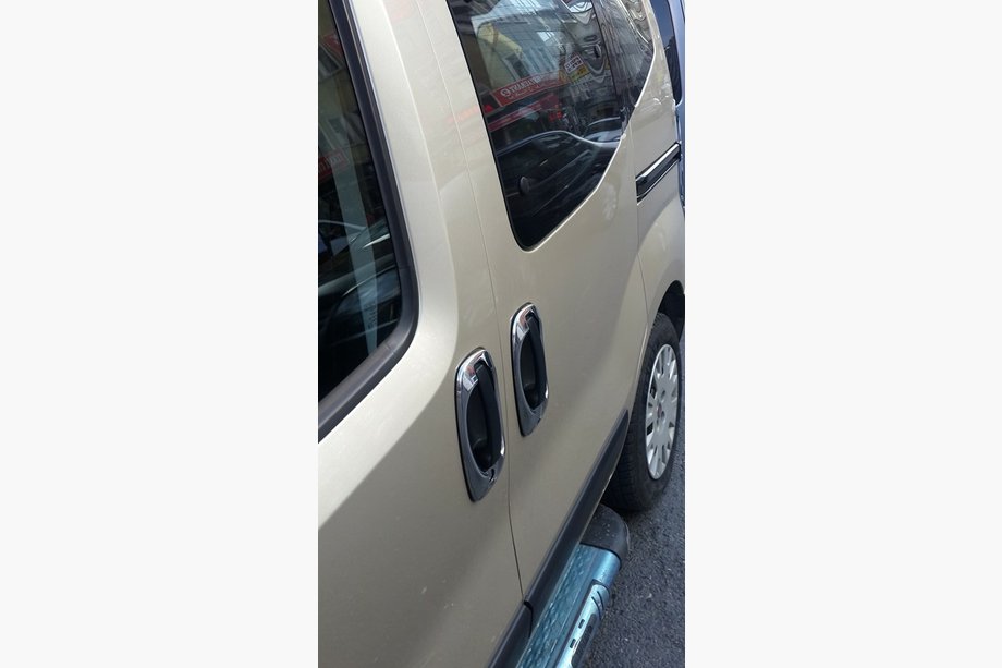 Peugeot Bipper 2008-2017 рр. Окантовка дверної ручки (4 шт, нерж) OmsaLine - Італійська нержавійка Фото 4
