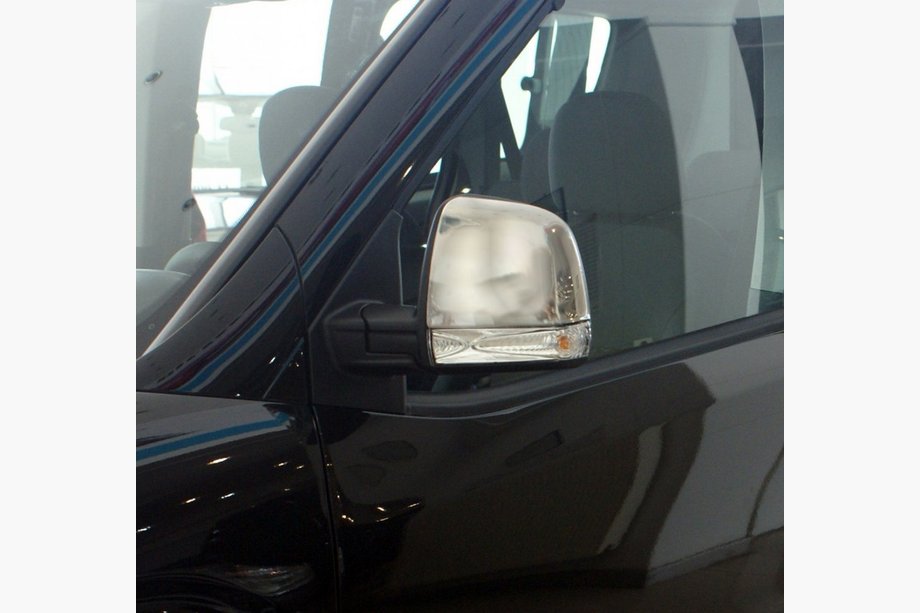Opel Combo 2012-2018 рр. Накладки на дзеркала (2 шт, нерж) Фото 3